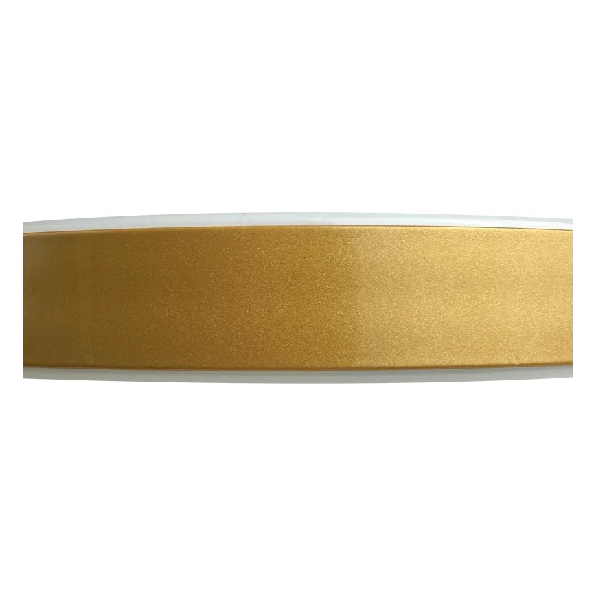 LED Dæmpbar loftlampe LED/72W/230V 3000-6500K guld + fjernbetjening