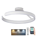 LED dæmpbar loftlampe LED/72W/230V 3000-6500K hvid + fjernbetjening