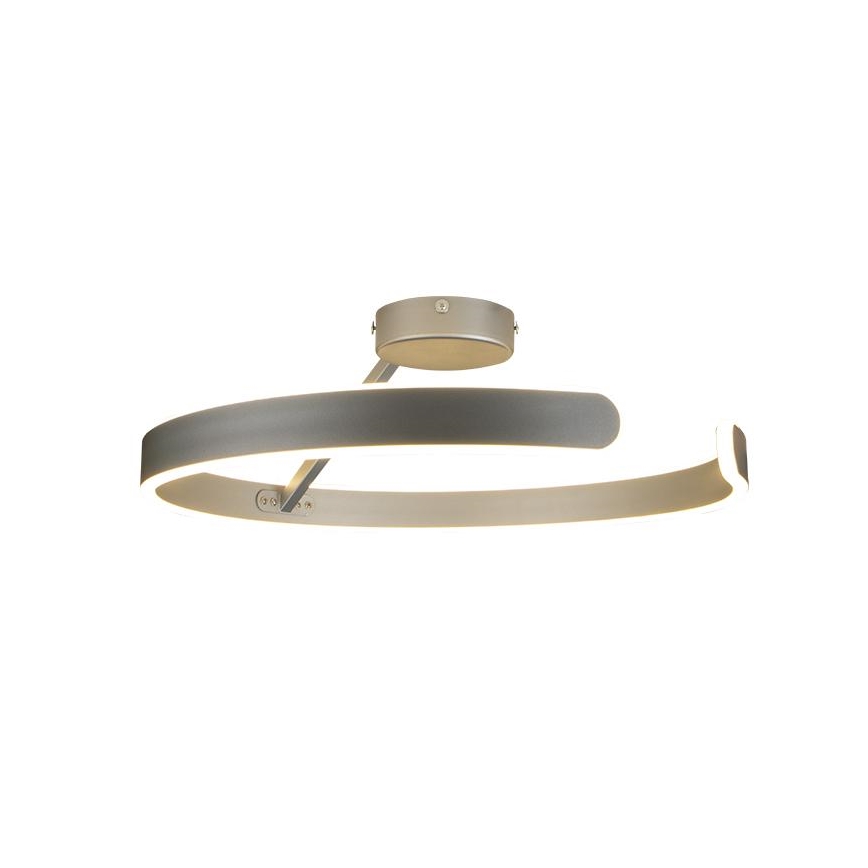 LED dæmpbar loftlampe LED/72W/230V 3000-6500K mat krom + fjernbetjening