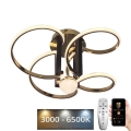 LED Dæmpbar loftlampe LED/80W/230V 3000-6500K + fjernbetjening