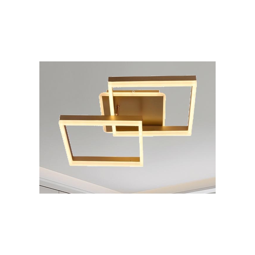 LED dæmpbar loftlampe LED/80W/230V 3000-6500K + fjernbetjening