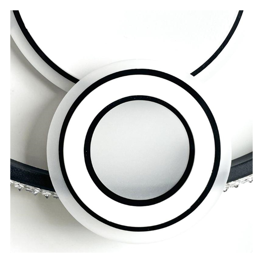 LED Dæmpbar loftlampe LED/80W/230V 3000-6500K + fjernbetjening