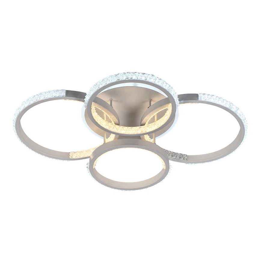 LED dæmpbar loftlampe LED/80W/230V 3000-6500K + fjernbetjening