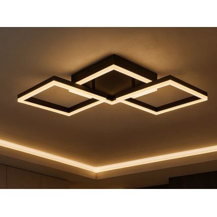 LED dæmpbar loftlampe LED/85W/230V 3000-6500K + fjernbetjening