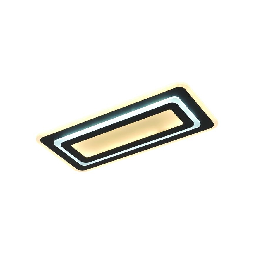 Dæmpbar LED-loftlampe LED/85W/230V 3000-6500K sort + fjernbetjening