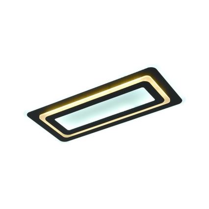 Dæmpbar LED-loftlampe LED/85W/230V 3000-6500K sort + fjernbetjening
