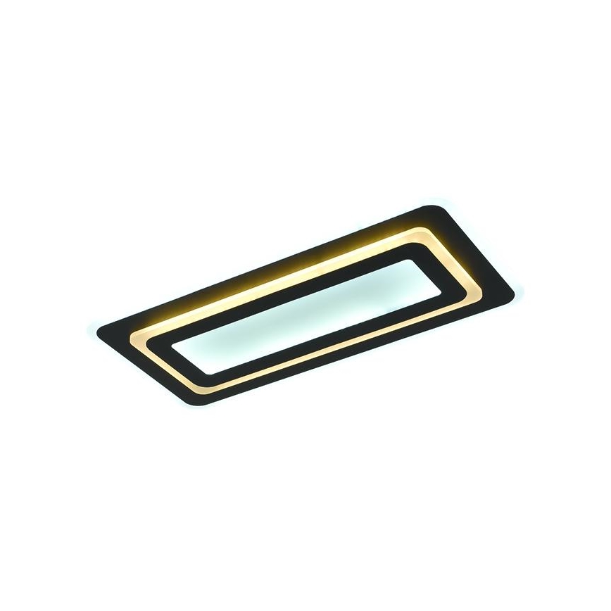 Dæmpbar LED-loftlampe LED/85W/230V 3000-6500K sort + fjernbetjening