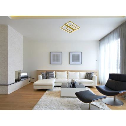 LED Dæmpbar loftlampe LED/95W/230V 3000-6500K + fjernbetjening