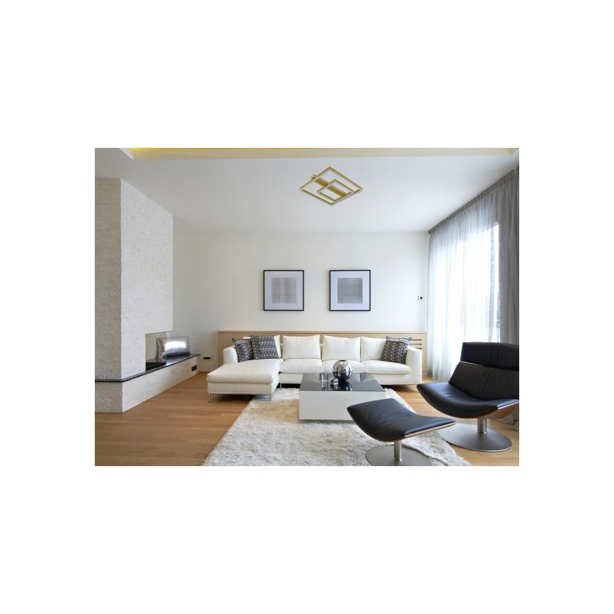 LED Dæmpbar loftlampe LED/95W/230V 3000-6500K + fjernbetjening