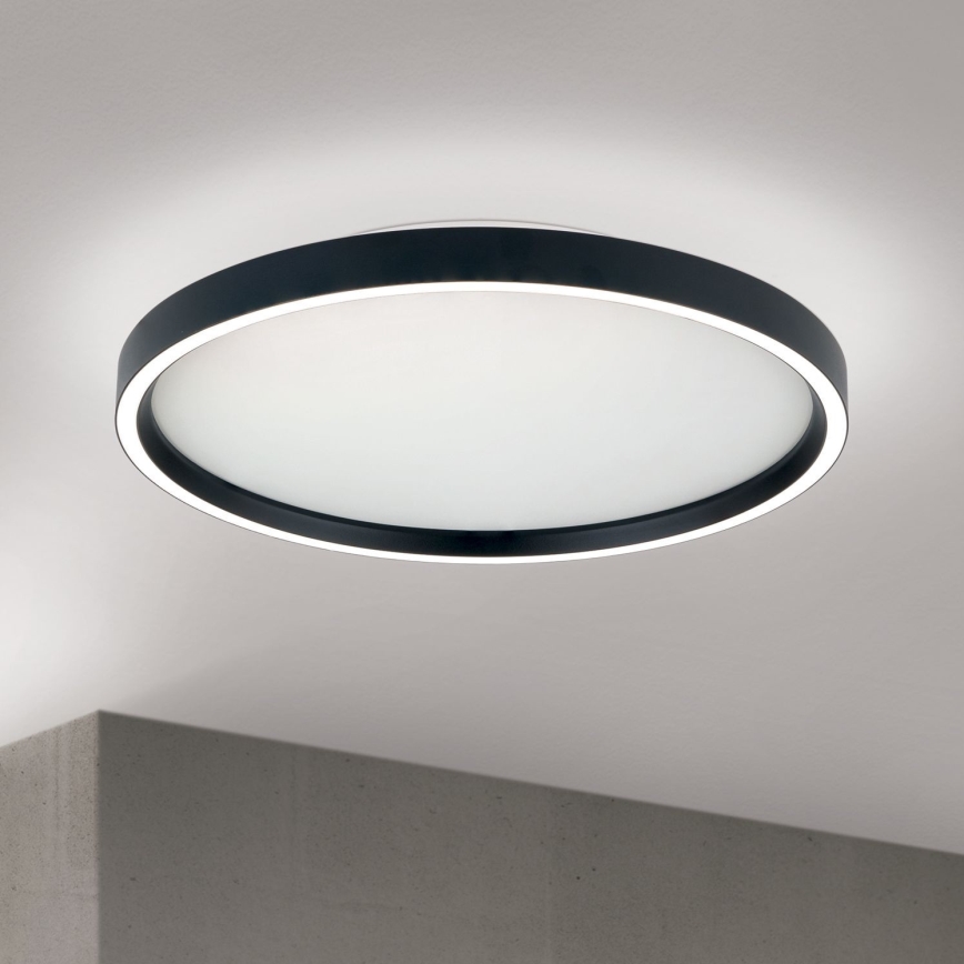 LED Dæmpbar loftlampe MASCA LED/36W/230V 2700/3350/4000K Ø 40 cm sort