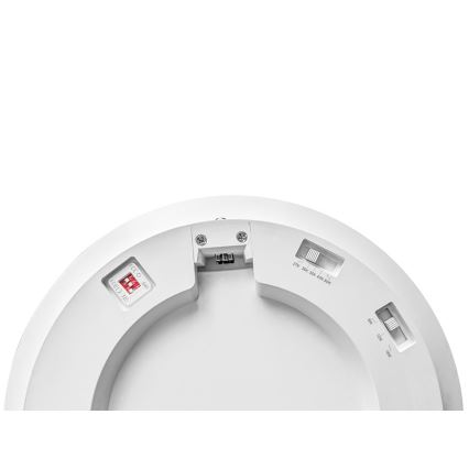 LED-dæmpbar loftlampe med integreret bevægelses- og skumringssensor, 6/12/18 W, 230 V, Ø 23 cm