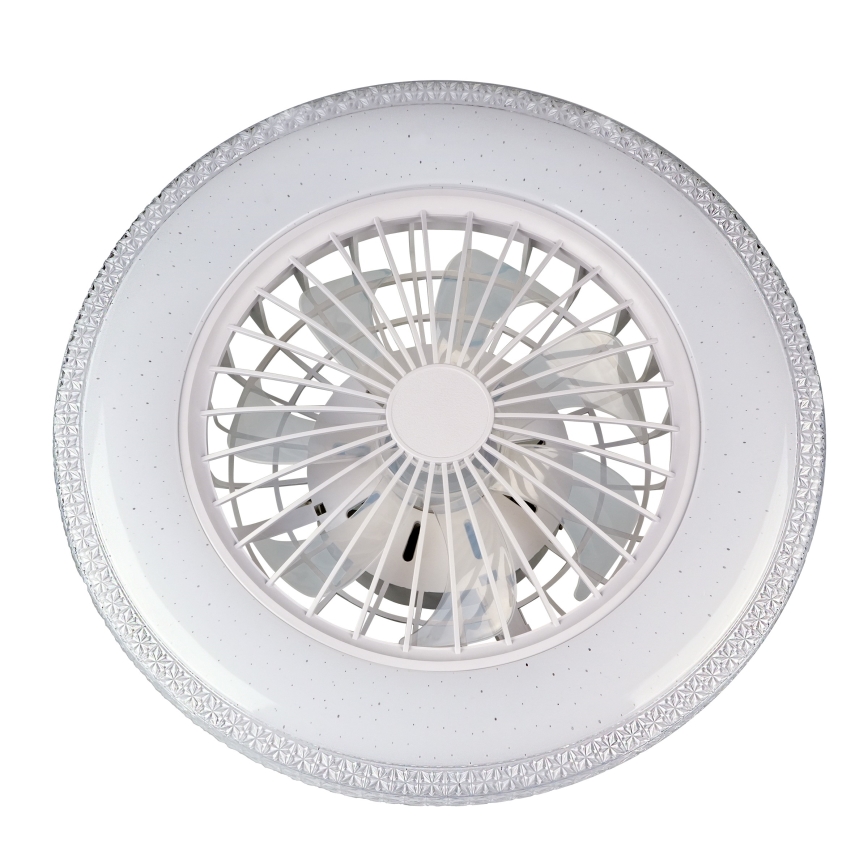 Dæmpbar LED-loftlampe med ventilator EGYPT LED/48W/230V 3000–6500K hvid + fjernbetjening