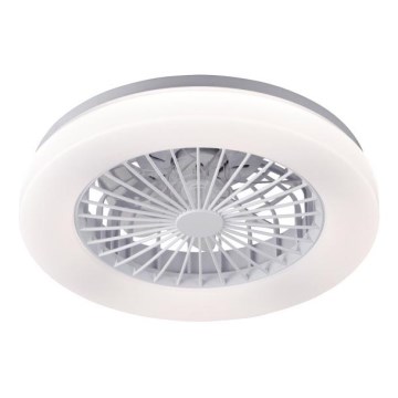 LED-dæmpbar loftlampe med ventilator VENTELUX LED/24W/230V 3000/4000/6500K Ø 45 cm hvid + fjernbetjening
