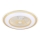 LED Dæmpbar loftlampe med ventilator ZEPHYR LED/48W/230V 3000-6000K guld + fjernbetjening