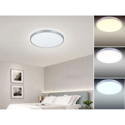 LED Dæmpbar loftlampe OPAL LED/24W/230V + fjernbetjening