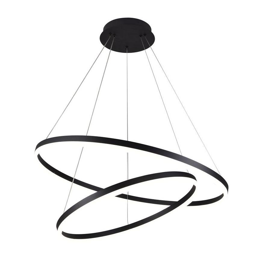 LED dæmpbar loftlampe på kabel LED/100W/230V 3000-6500K Ø 80 cm + fjernbetjening