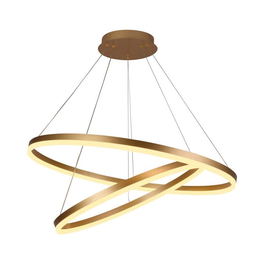 LED dæmpbar loftlampe på kabel LED/100W/230V 3000-6500K Ø 80 cm + fjernbetjening