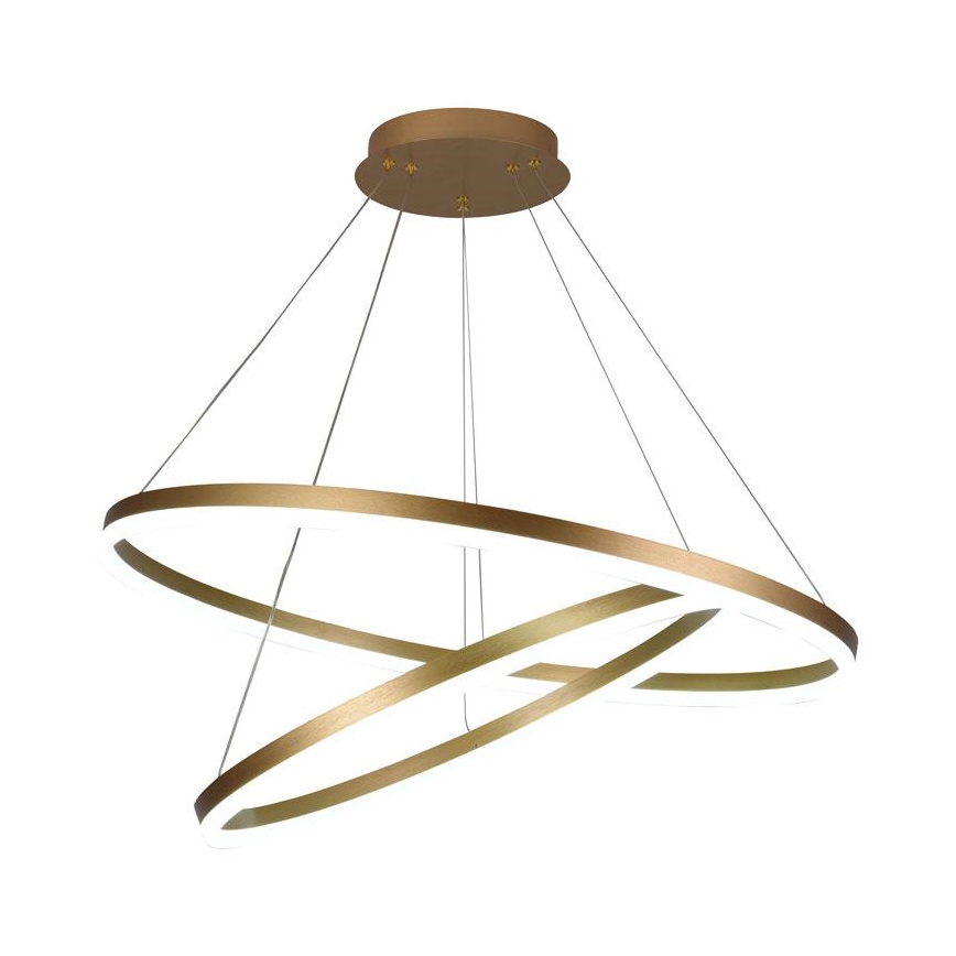 LED dæmpbar loftlampe på kabel LED/100W/230V 3000-6500K Ø 80 cm + fjernbetjening