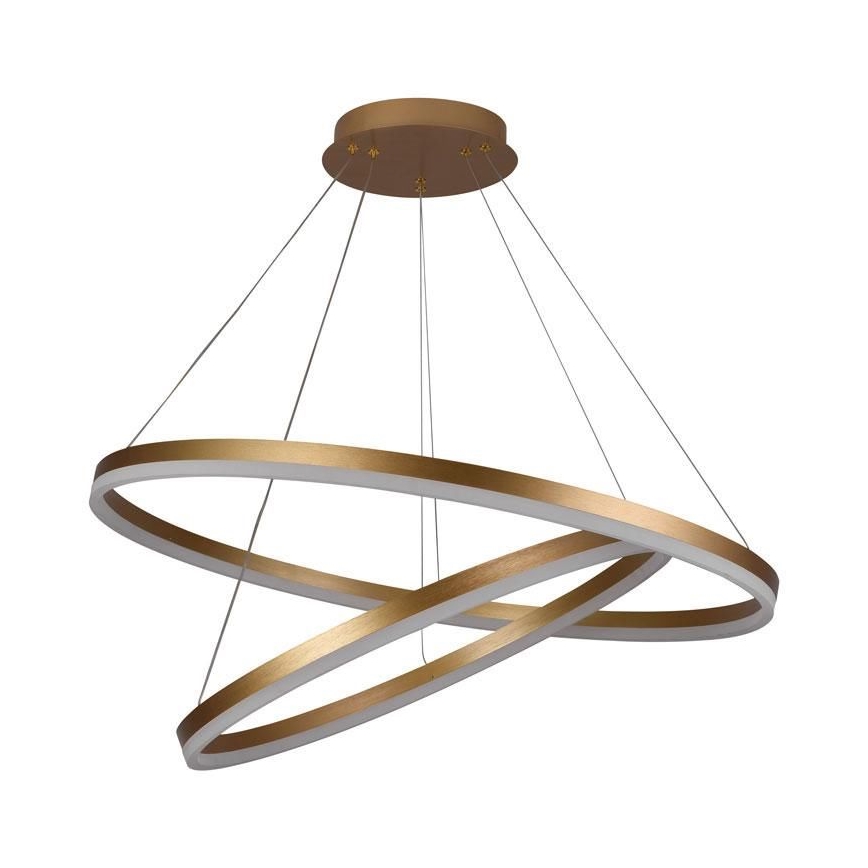 LED dæmpbar loftlampe på kabel LED/100W/230V 3000-6500K Ø 80 cm + fjernbetjening