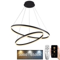LED dæmpbar loftlampe på kabel LED/100W/230V 3000-6500K Ø 80 cm + fjernbetjening