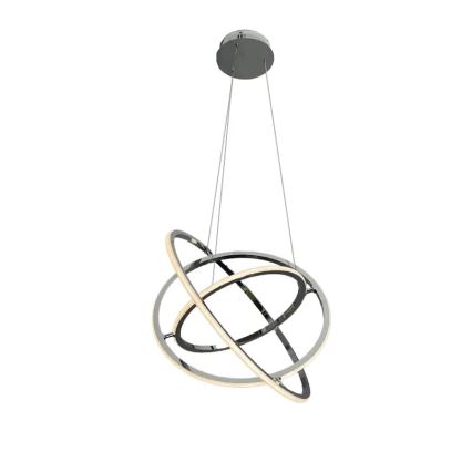 LED dæmpbar loftlampe på kabel LED/105W/230V 3000-6500K Ø 60 cm + fjernbetjening