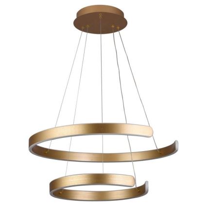 LED dæmpbar loftlampe på kabel LED/120W/230V 3000-6500K Ø 60 cm + fjernbetjening