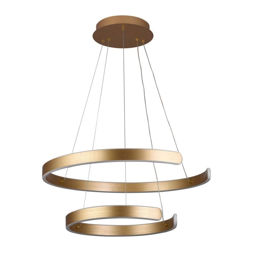LED dæmpbar loftlampe på kabel LED/120W/230V 3000-6500K Ø 60 cm + fjernbetjening