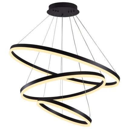 LED dæmpbar loftlampe på kabel LED/125W/230V 3000-6500K Ø 80 cm + fjernbetjening
