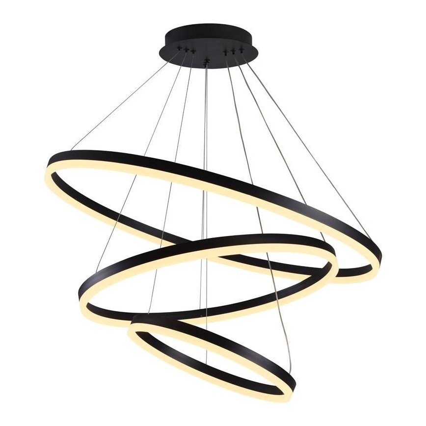 LED dæmpbar loftlampe på kabel LED/125W/230V 3000-6500K Ø 80 cm + fjernbetjening