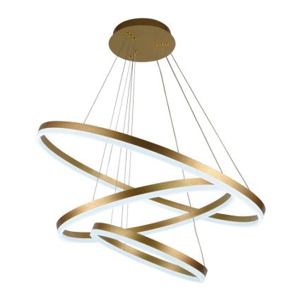 LED dæmpbar loftlampe på kabel LED/125W/230V 3000-6500K Ø 80 cm + fjernbetjening