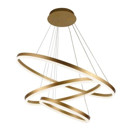 LED dæmpbar loftlampe på kabel LED/125W/230V 3000-6500K Ø 80 cm + fjernbetjening