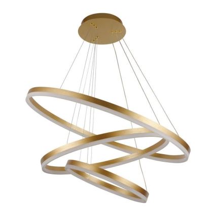 LED dæmpbar loftlampe på kabel LED/125W/230V 3000-6500K Ø 80 cm + fjernbetjening