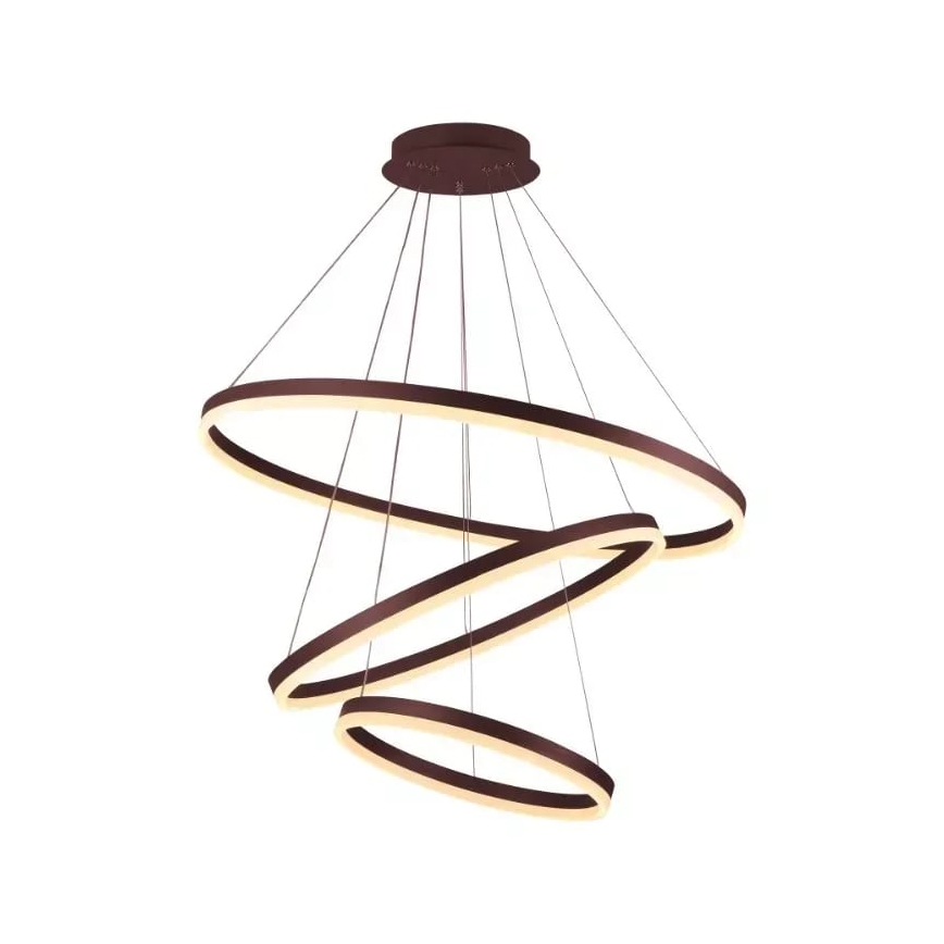 LED dæmpbar loftlampe på kabel LED/125W/230V 3000-6500K Ø 80 cm + fjernbetjening