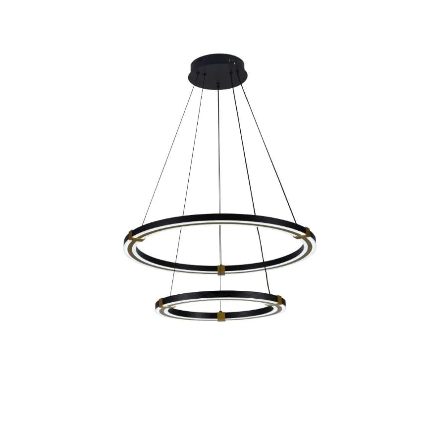 LED dæmpbar loftlampe på kabel LED/130W/230V 3000-6500K Ø 60 cm + fjernbetjening