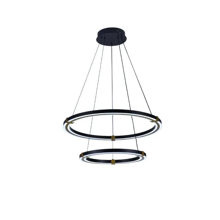 LED dæmpbar loftlampe på kabel LED/130W/230V 3000-6500K Ø 60 cm + fjernbetjening