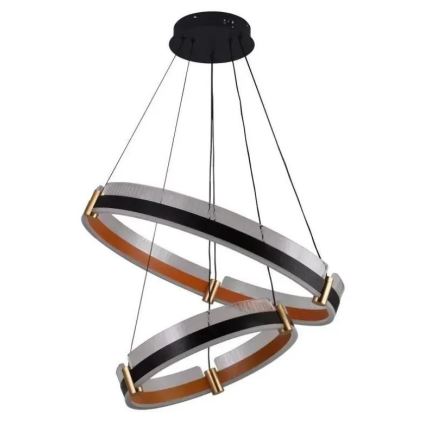 LED dæmpbar loftlampe på kabel LED/140W/230V 3000-6500K Ø 60 cm + fjernbetjening