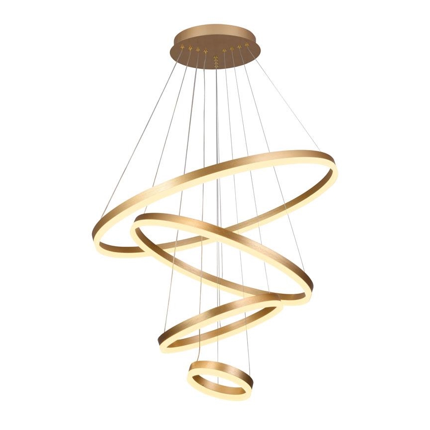 LED dæmpbar loftlampe på kabel LED/165W/230V 3000-6500K Ø 80 cm + fjernbetjening