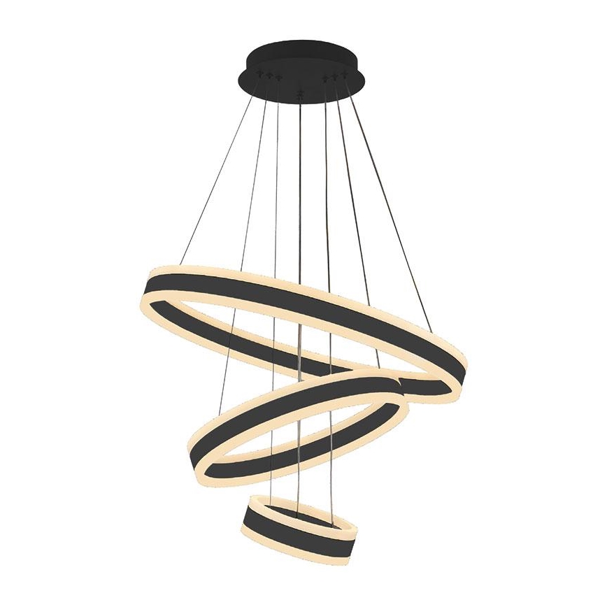 LED dæmpbar loftlampe på kabel LED/165W/230V 3000-6500K Ø 60 cm + fjernbetjening
