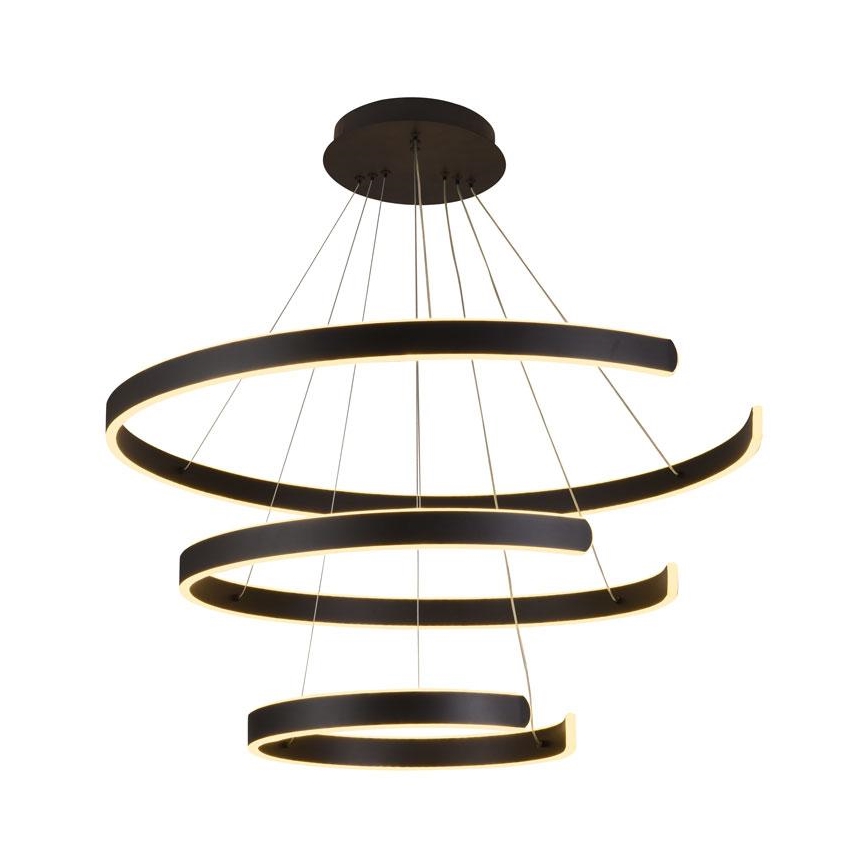 LED dæmpbar loftlampe på kabel LED/220W/230V 3000-6500K Ø 80 cm + fjernbetjening
