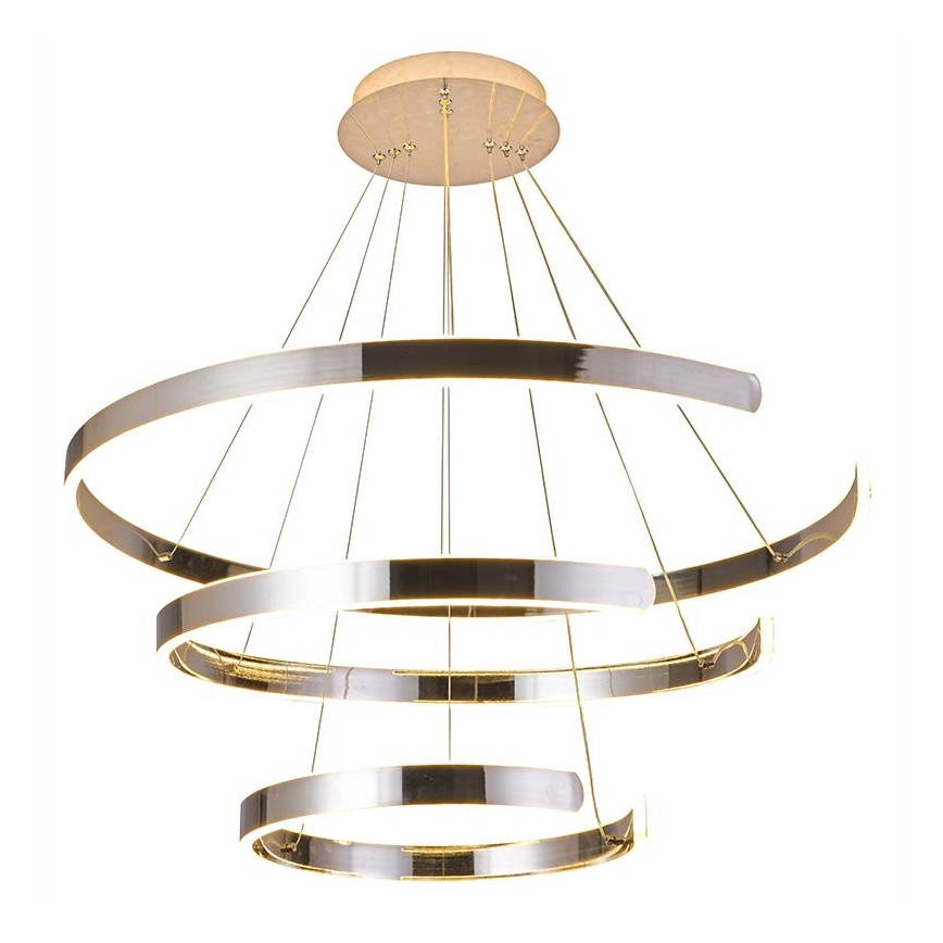 LED dæmpbar loftlampe på kabel LED/220W/230V 3000-6500K Ø 80 cm + fjernbetjening