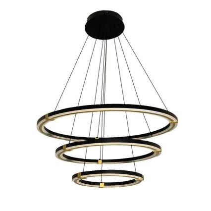LED dæmpbar loftlampe på kabel LED/235W/230V 3000-6500K Ø 80 cm + fjernbetjening