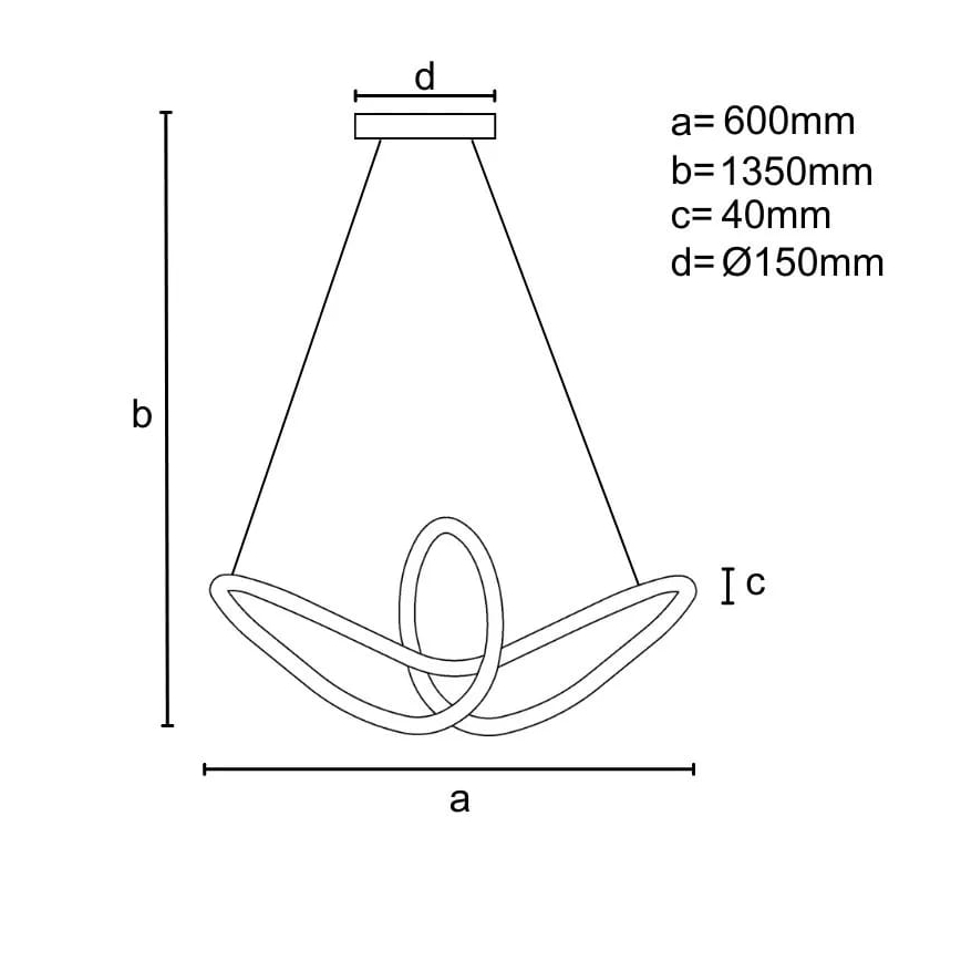 LED dæmpbar loftlampe på kabel LED/25W/230V 3000-6500K + fjernbetjening