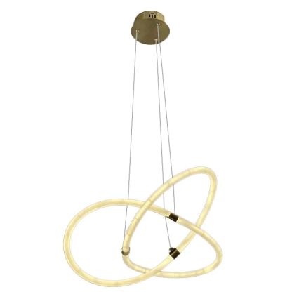 LED dæmpbar loftlampe på kabel LED/30W/230V 3000-6500K Ø 49,9 cm + fjernbetjening