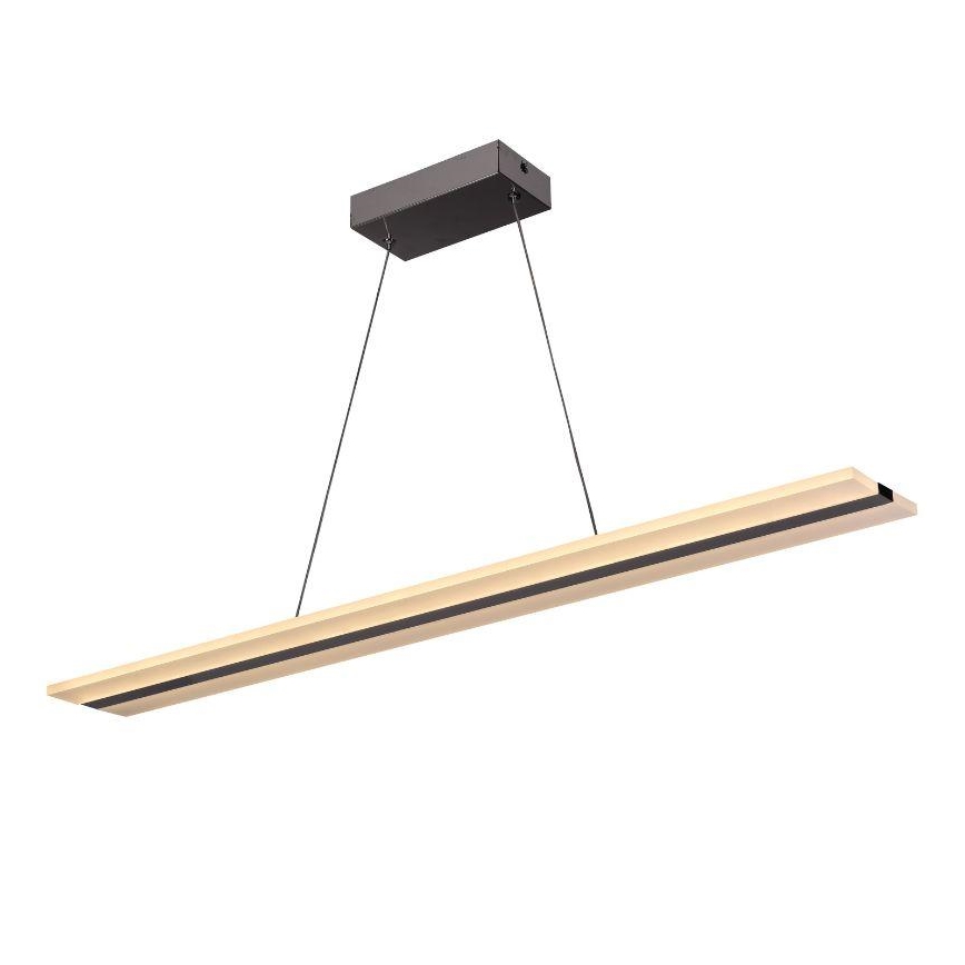LED dæmpbar loftlampe på kabel LED/40W/230V 3000-6500K krom + fjernbetjening