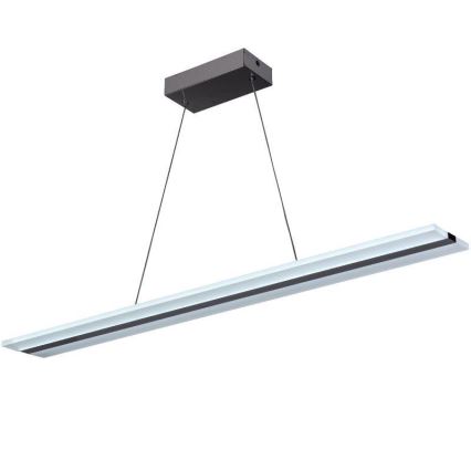 LED dæmpbar loftlampe på kabel LED/40W/230V 3000-6500K krom + fjernbetjening