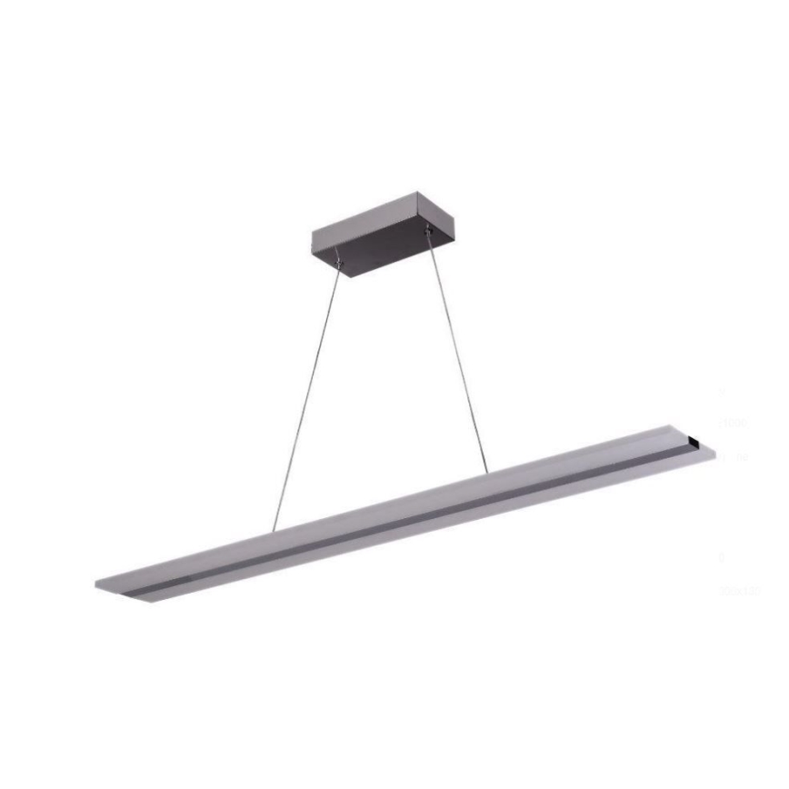 LED dæmpbar loftlampe på kabel LED/40W/230V 3000-6500K krom + fjernbetjening