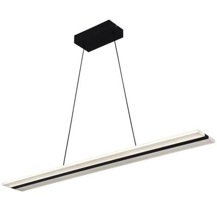 LED dæmpbar loftlampe på kabel LED/40W/230V 3000-6500K sort + fjernbetjening