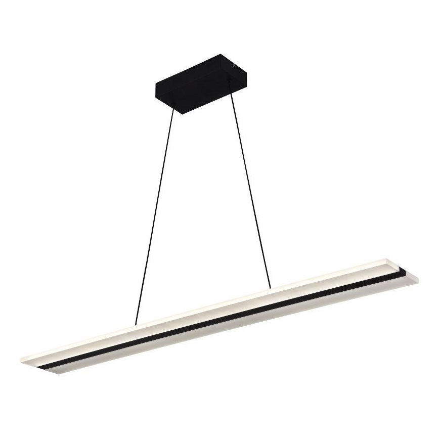 LED dæmpbar loftlampe på kabel LED/40W/230V 3000-6500K sort + fjernbetjening