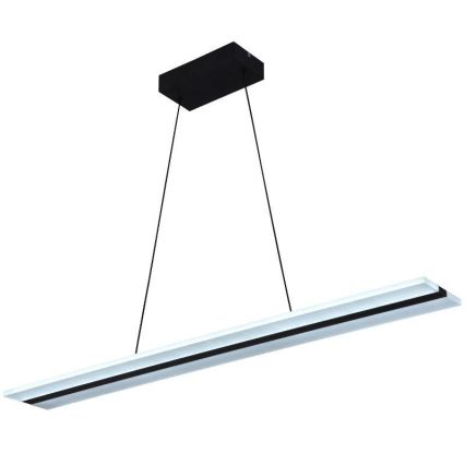 LED dæmpbar loftlampe på kabel LED/40W/230V 3000-6500K sort + fjernbetjening