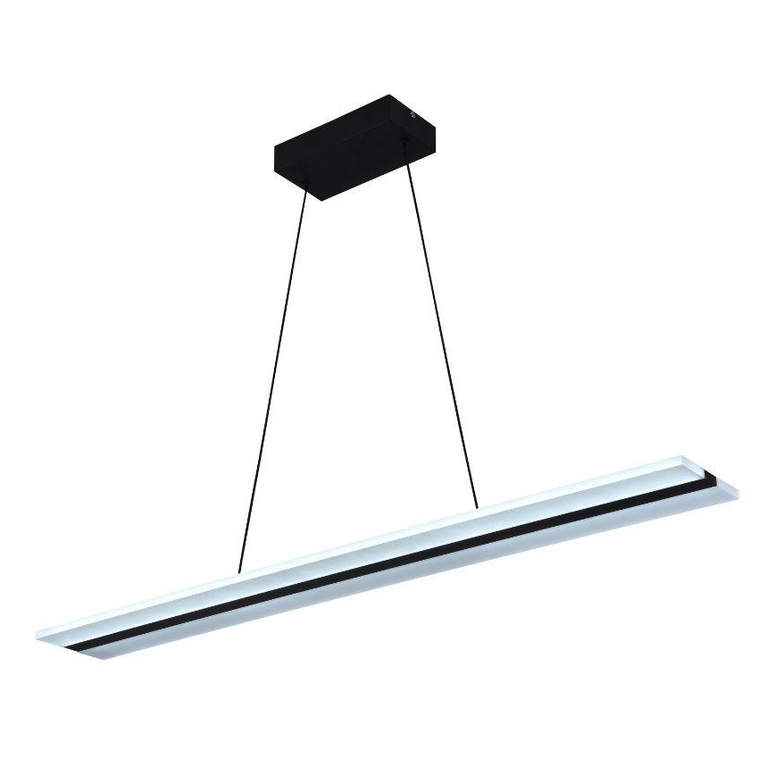 LED dæmpbar loftlampe på kabel LED/40W/230V 3000-6500K sort + fjernbetjening